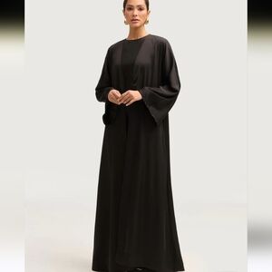 Veiled Collection Kamila Open Abaya Size Small